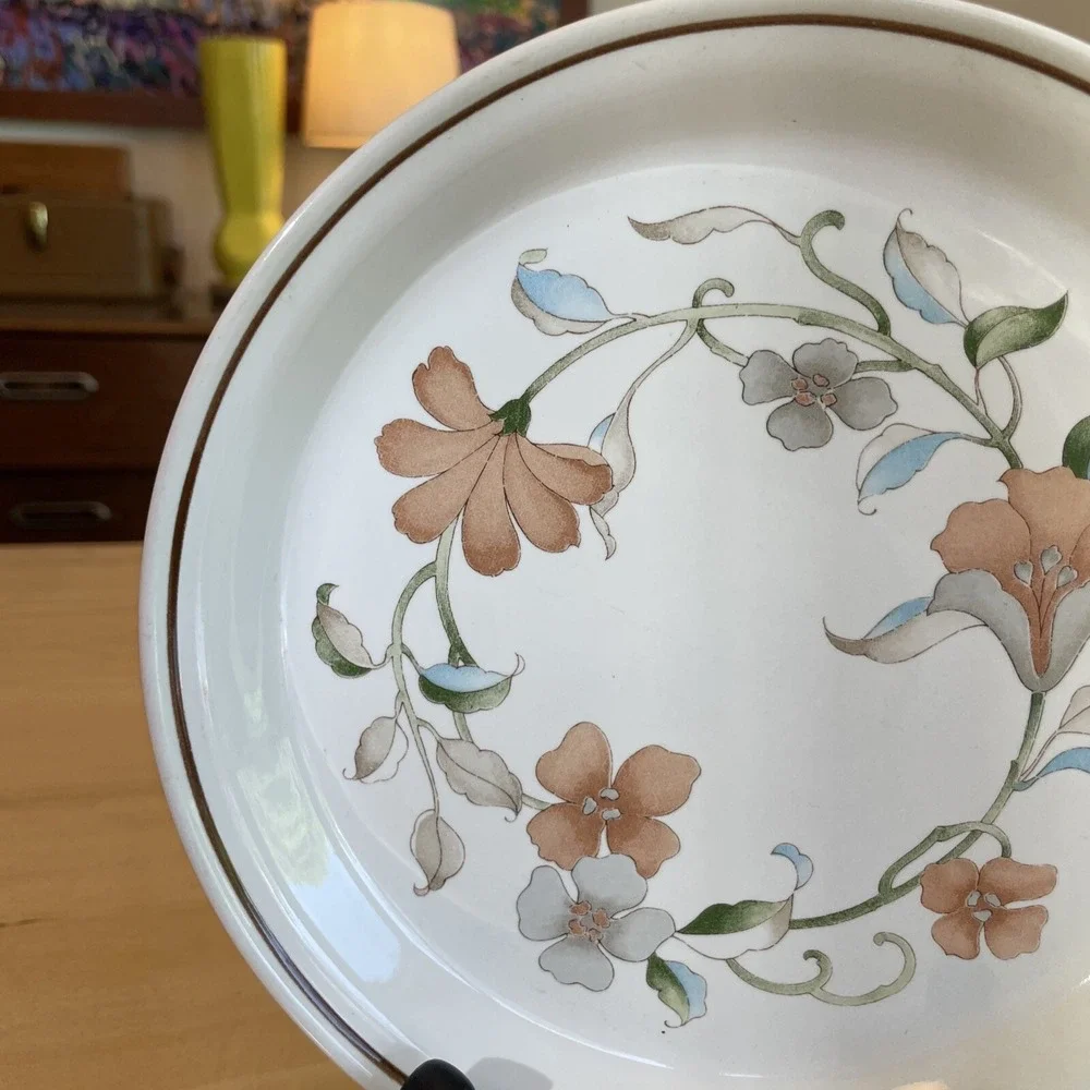 VINTAGE Kenmark Keystone Autumn Swirl 165 Ceramic Made In Japan
